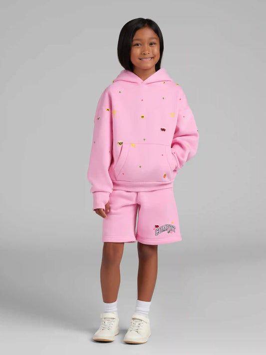 Varsity Kids Allover Embroidered Hoodie