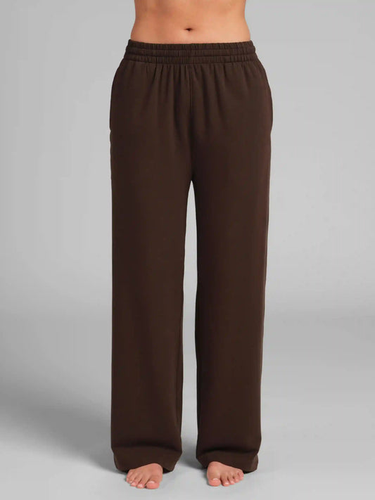 Luxe Terry Lightweight Straight Leg Pants