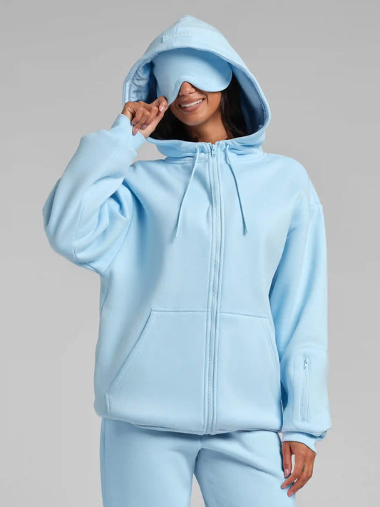 VIP Airplane Mode Travel Zip Hoodie – Mega